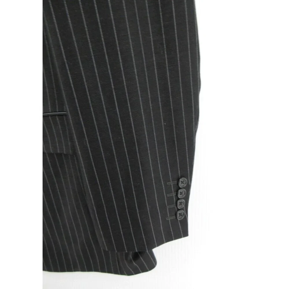 Jack Victor Sport Coat 42 Couture Blazer Pinstriped Wool Dinner Jacket